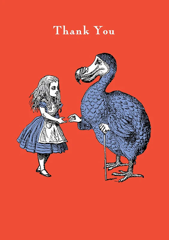 Alice in Wonderland greeting card by Hype