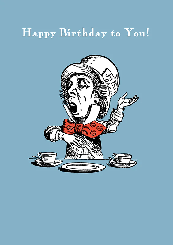 Alice in Wonderland greeting card by Hype