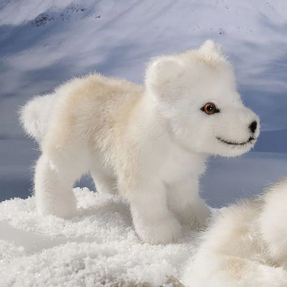 Arctic Wolf cub by Kosen - 21cm