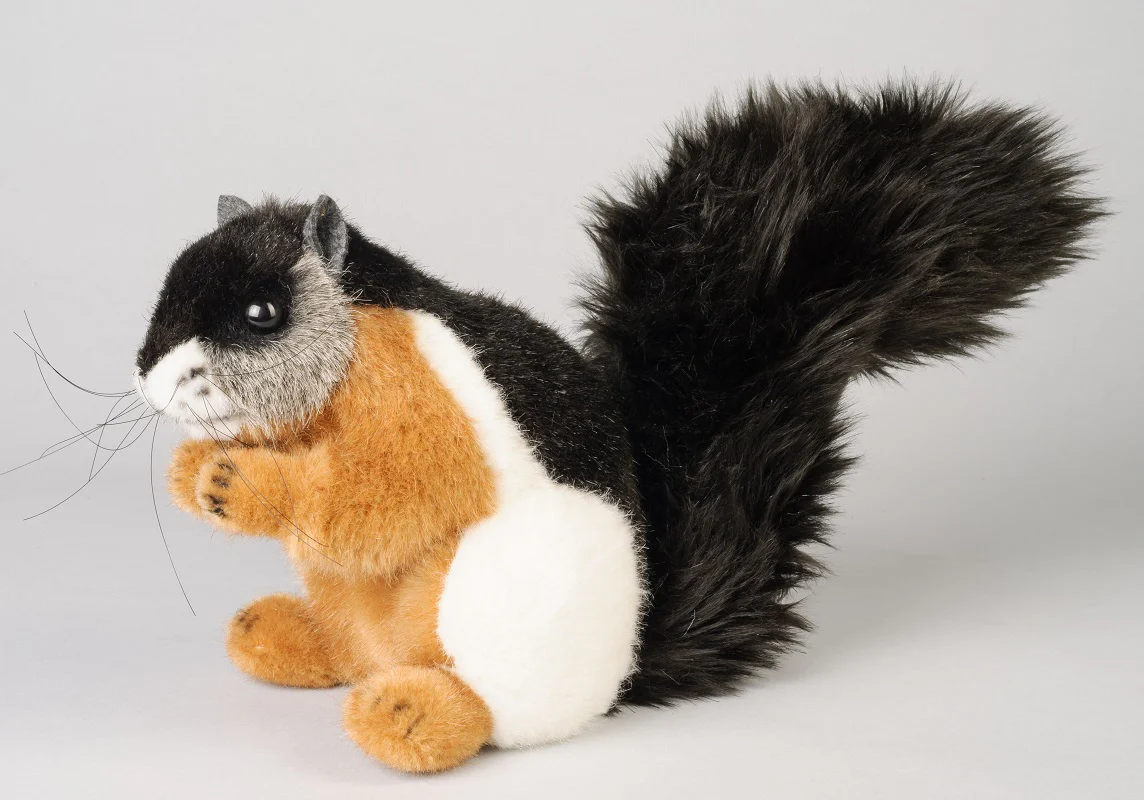 Asian Tri-Coloured Squirrel by Kosen, sitting - 17cm - Image 2