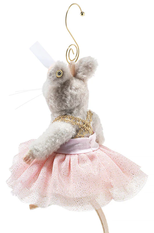 Ballerina Mouse Ornament by Steiff - 11cm - Image 2
