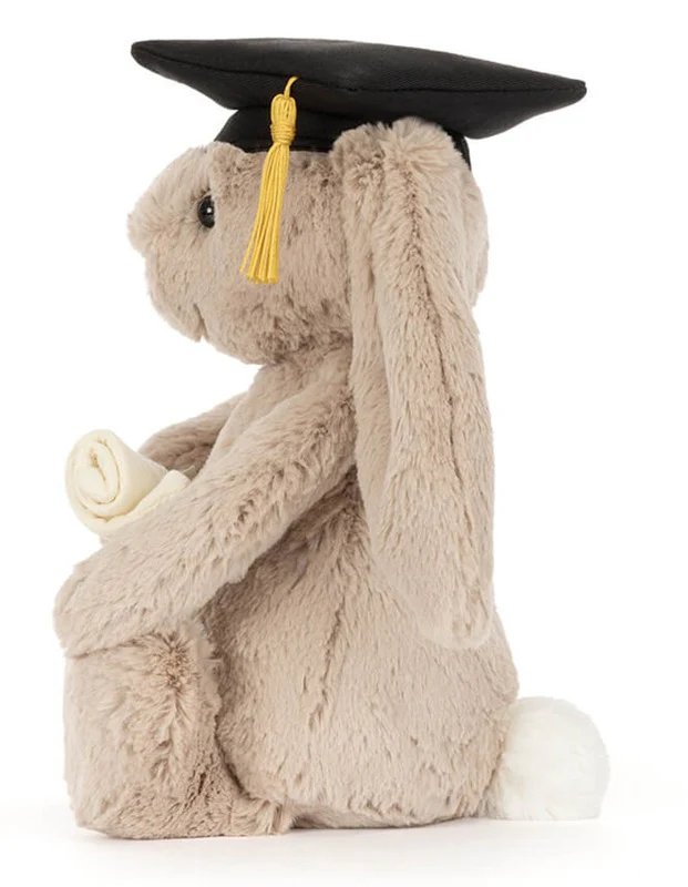 Bashful Beige Bunny 'Graduation' by Jellycat - Image 2