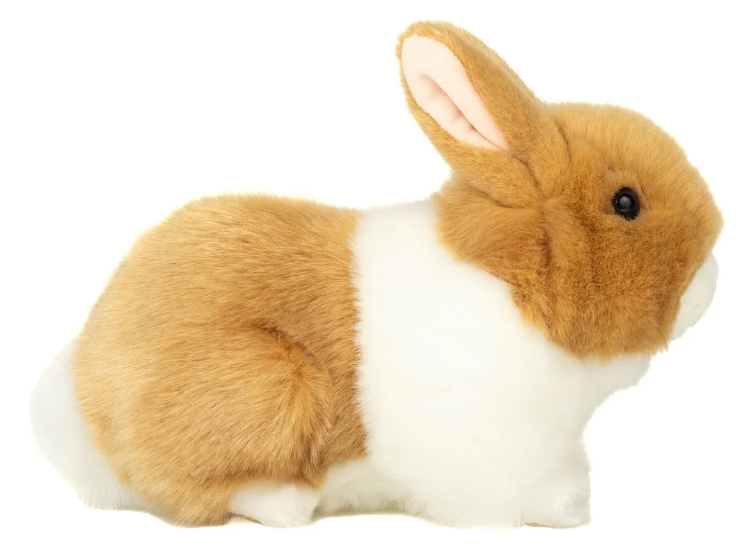 Beige & White Rabbit by Teddy Hermann - 23cm - Image 2