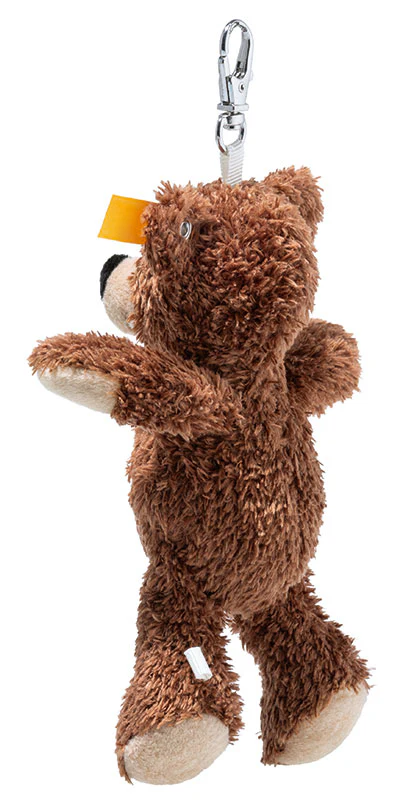 Chocolate Brown Fynn Teddy Bear Keyring by Steiff - 12cm - Image 3