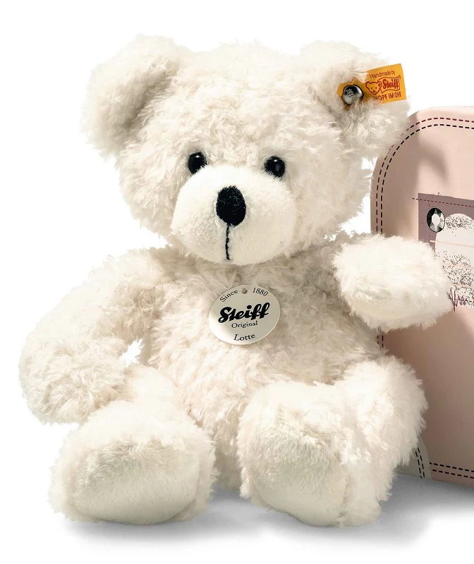 Lotte Teddy Bear in pink suitcase by Steiff - 28cm - Image 2