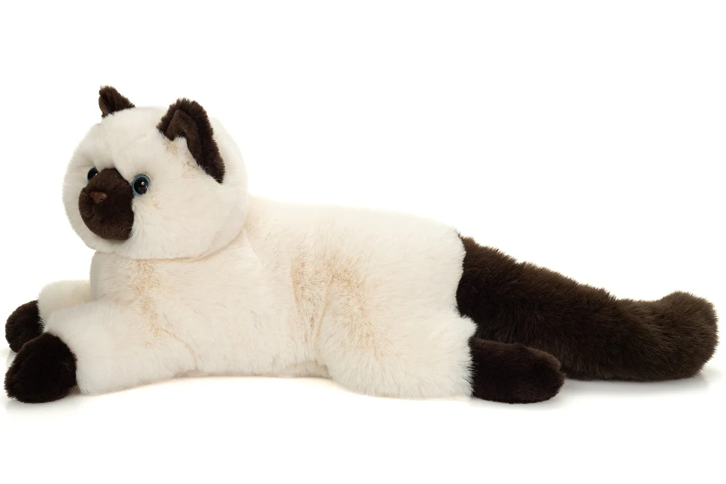 Lying Birman Cat by Teddy Hermann - 36cm - Image 2