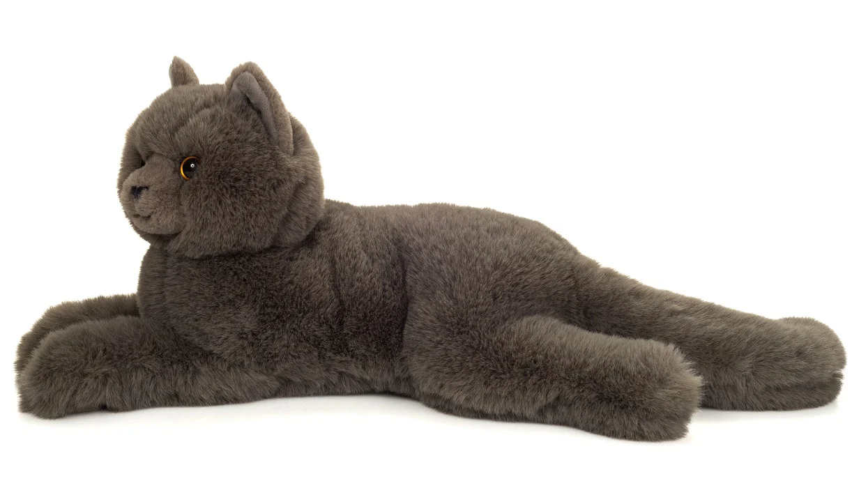 Lying Carthusian Cat by Teddy Hermann - 36cm - Image 2