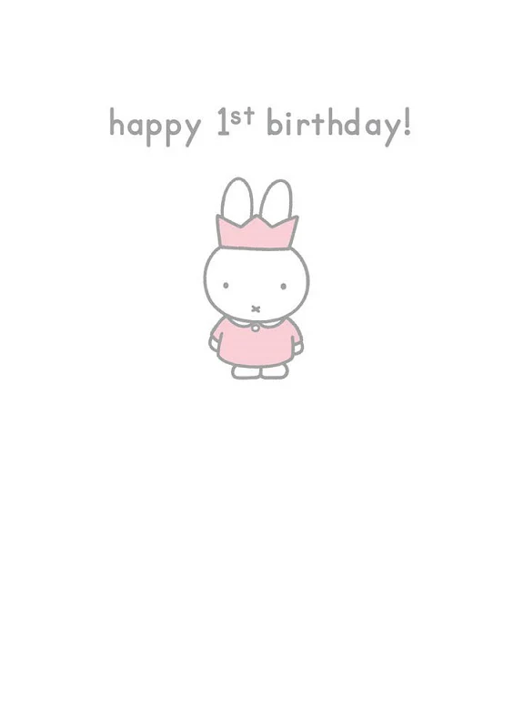 Miffy greeting card by Hype