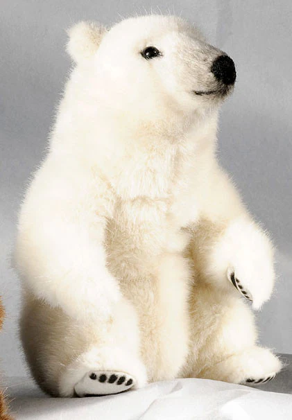 Mini Polar Bear by Kosen - 18cm - Image 2