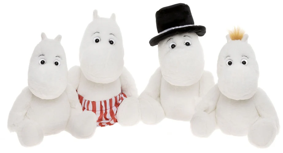 Plush Moomintroll by Charlie Bears - 25cm - Image 4