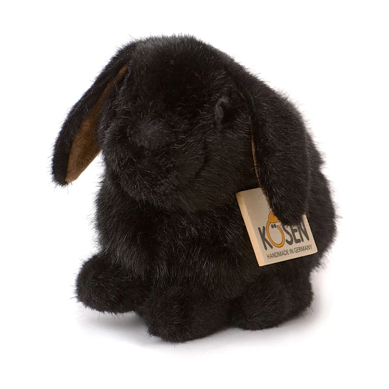 Young Dwarf Lop Rabbit by Kosen - 18cm, black - Image 2