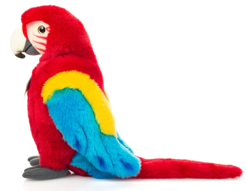 Scarlet Macaw by Teddy Hermann - 27cm - Image 2