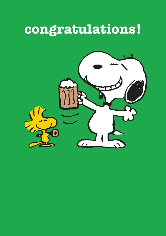 Snoopy greeting card by Hype