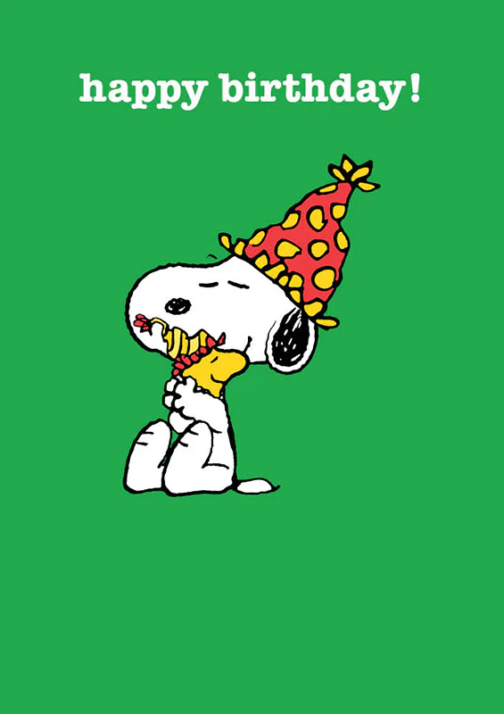 Snoopy greeting card by Hype