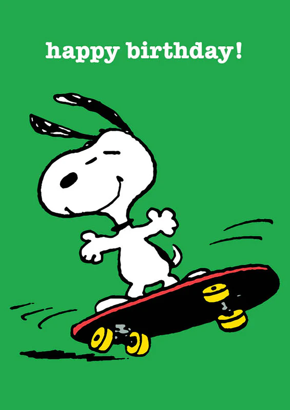 Snoopy greeting card by Hype
